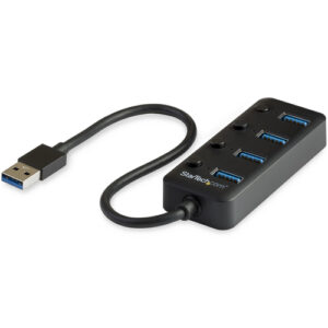 STARTECH 4-Port USB 3.0 Hub with On/Off